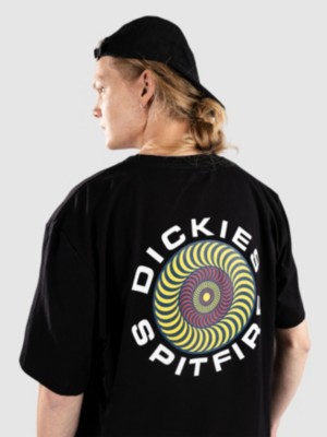 S 即発送 Spitfire EC Melodi BURN Tee Tシャツ 黒 Dickies X Spitfire T-Shirt - kup teraz | ID-738853
